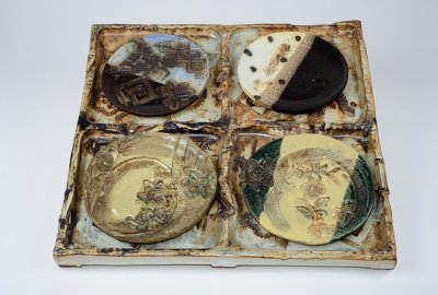 Curtis Hoard - Tray and Plates 1
