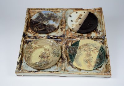 Curtis Hoard - Tray and Plates 4