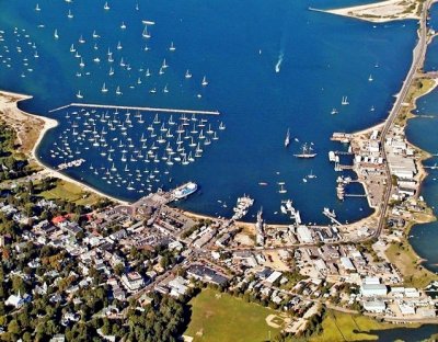 Aaron Galvin - Vineyard Haven from the Air