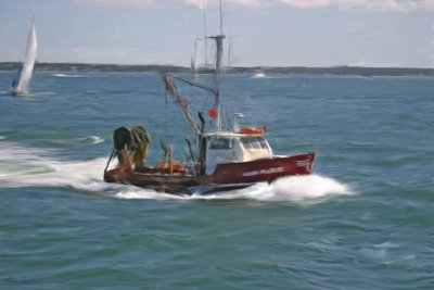 Louisa Gould - Vineyard Fishing Boat