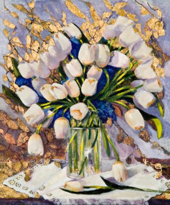 Maya Farber - White Tulips