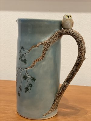 Carol Arrowsmith - White Owl on Tree