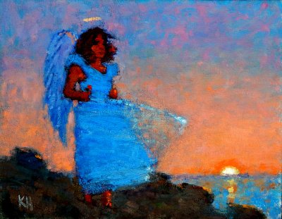 Kate Huntington - Angel in Blue