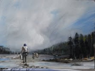 Saskia Eubanks - Clam Diggers at Low Tide