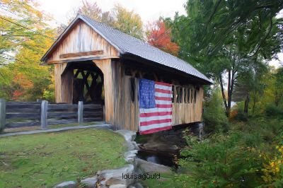 Louisa Gould - New England Covered Bridge