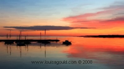 Louisa Gould - Vineyard Haven Sunrise