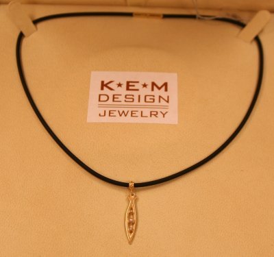 Karen English-Malin - Pearl Fish Necklace
