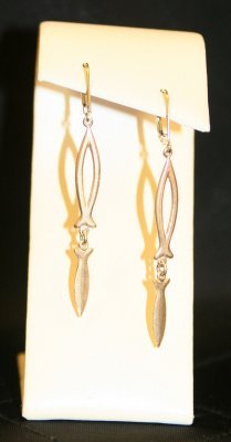 Karen English-Malin - Gold Fish Earrings