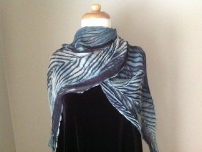 Joan Rusitzky - Shibori Silk Scarf 