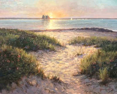 Paul Beebe - Sunset at Eastville Point Beach