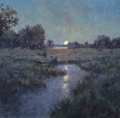 Paul Beebe - Moonlight on the Marsh