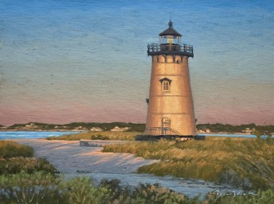 Ryan Black - Golden Hour, Edgartown Light