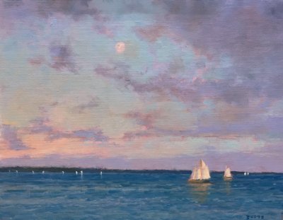 Paul Beebe - Vineyard Haven Harbor, Golden Hour