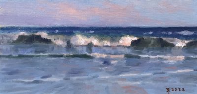 Paul Beebe - Surf at Long Point (Study)