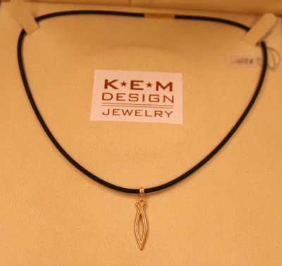 Karen English-Malin - Open Fish Necklace 