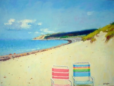 Kate Huntington - Beach Chairs at Lamberts Cove