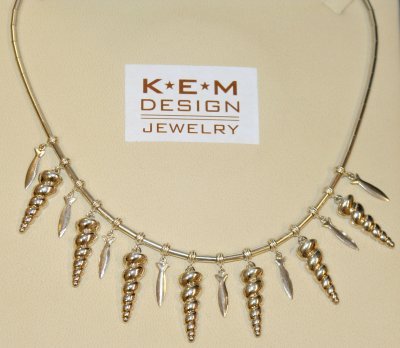 Karen English-Malin - Sterling Silver Shell Necklace