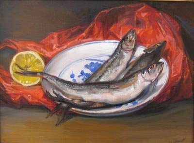 Ann Leggett - Still Life with Smelts