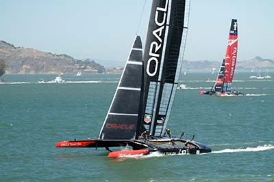 Louisa Gould - America's Cup 2013