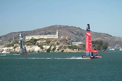 Louisa Gould - America's Cup 2013