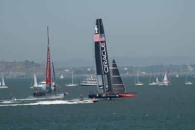 Louisa Gould - America's Cup 2013