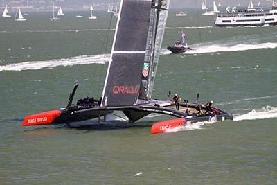 Louisa Gould - America's Cup 2013