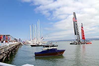 Louisa Gould - America's Cup 2013