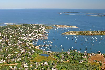 Louisa Gould - Edgartown Harbor Aerial