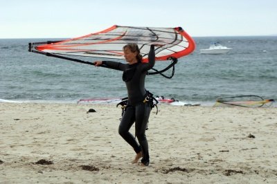 Louisa Gould - Windsurfing